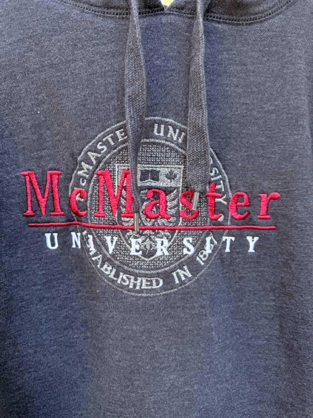 McMaster University Hoodie Grey